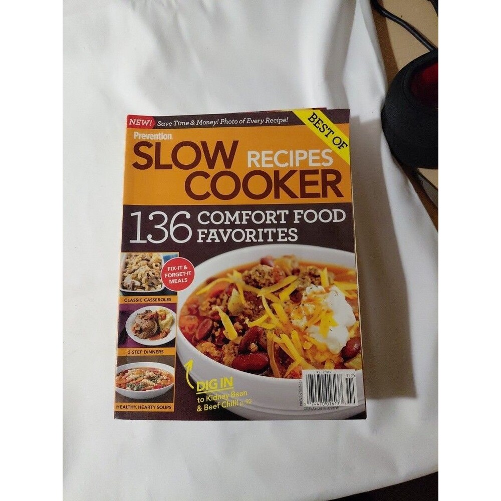 Prevention 2009 Best Of Slow Cooker Recipes Paperback Cookbook 136 Comfort Foods
